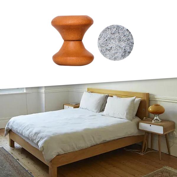 調節可能なネジ付きベッドフレーム防振ツールベッドヘッドボードスタビライザー S ダブル木製
