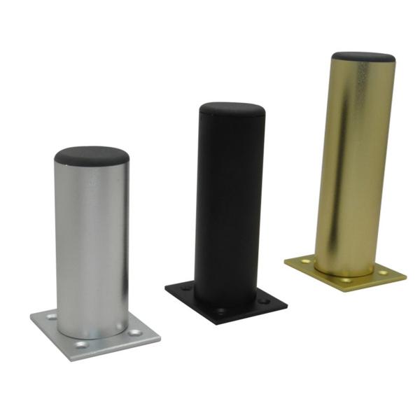 4 個家具脚伸縮金属脚テーブル用ソファデスクコーヒーテーブル黒