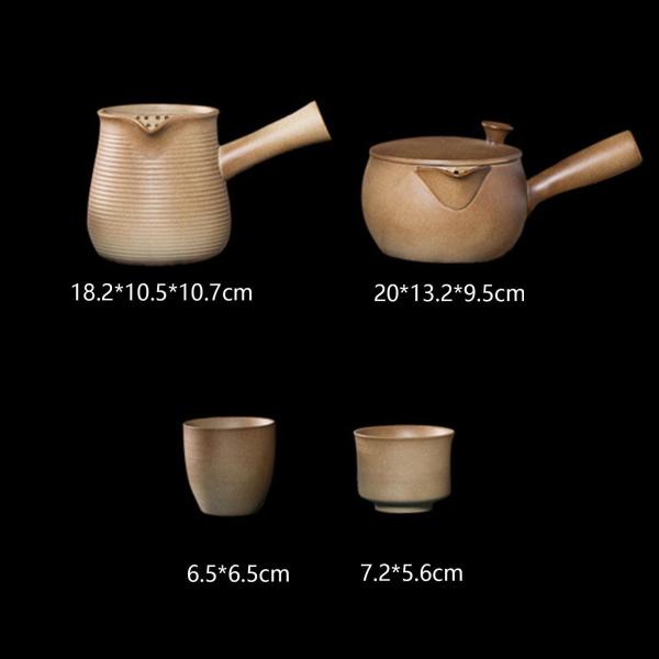セラミックティーポットとティーカップティーケトルティーメーカーケトル磁器ティーポットホテル紅茶愛好家のギフト家庭用ピクニック屋外