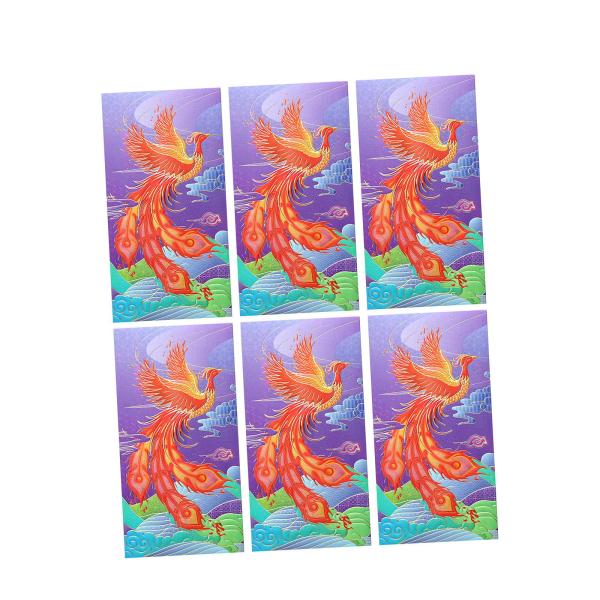 6 個旧正月赤い封筒香港宝 2024 ドラゴンギフト紅宝赤いパケット春祭り卒業のための幸運のお金｜stk-shop｜04