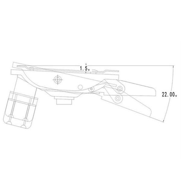 椅子交換用スイベルプレート オフィスチェア用スイベルチルトコントロール アームレストチェア用5ギア オフィスチェアシートベースプレート