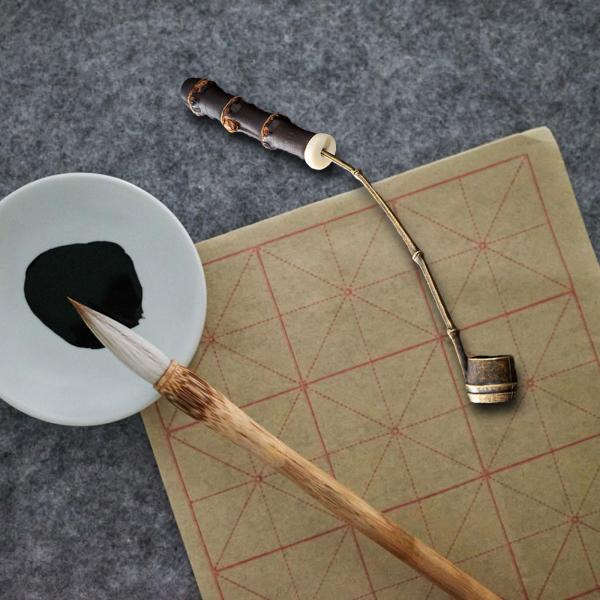 中国カンフー茶道道具 飛尺竹柄杓 茶葉用 オフィスB