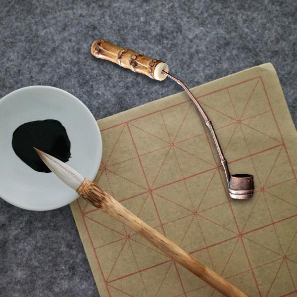 中国カンフー茶道道具 飛尺竹柄杓 茶葉用 オフィスC