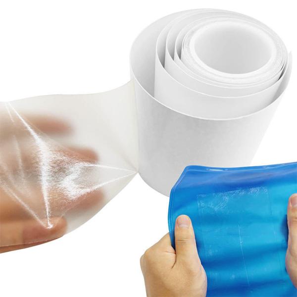 テント修理テープ 透明インフレータブル修理パッチ 傘インフレータブルボート用 10cmx100cm