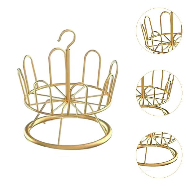 回転式シューズラック 多目的 ランドリールーム 家庭用 屋外バルコニー ゴールド 1段