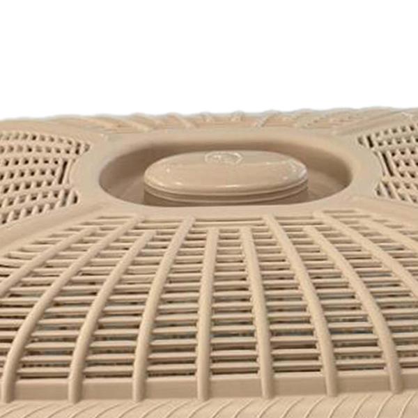 蓋付きフルーツバスケット キッチンアクセサリーオーガナイザー サービング用ブレッドバスケット カーキ ミディアム