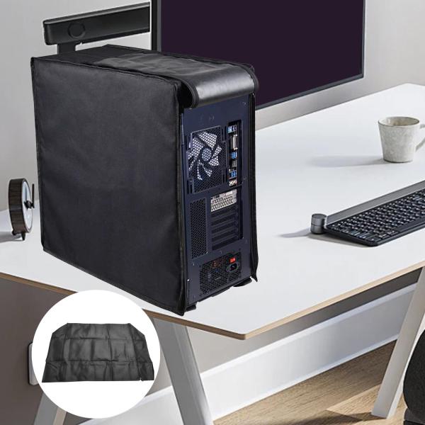 オックスフォード布製コンピュータ ダストカバー タワー PC ダストカバー オフィス 家庭用 62cmx26cmx52cm