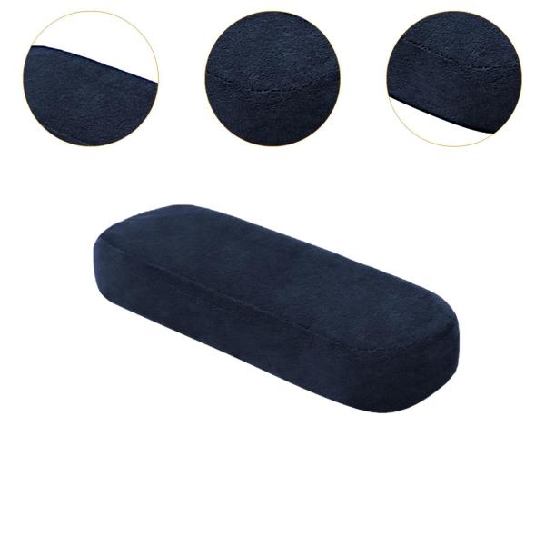 スポンジアームパッド 人間工学に基づいたアームレストパッド オフィスチェア コンピューター ゲーミングチェア用 ダークブルー