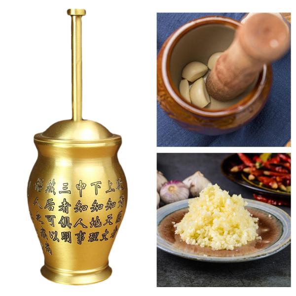 ポータブル乳鉢と乳棒、スパイスグラインダー、キッチンガーリックパギングポット、キッチンツール乳棒ガーリックマッシャー、ペッパーマッシュ用