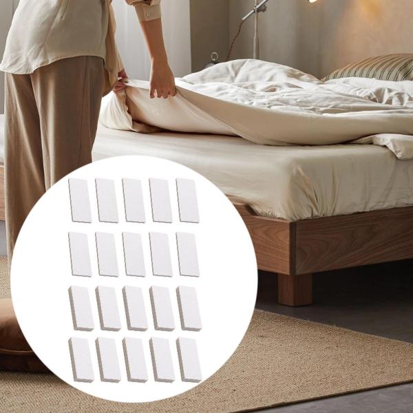 ヘッドボードストッパーアクセサリー 防音パッド EVAツール 防振家具パッド ベッドストッパー オフィスヘッドボード用 20個