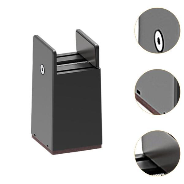 ベッドライザー 4個 衝撃吸収 滑り止め 家具ライザー 棚 デスク テーブル用 高さ100mm ブラック