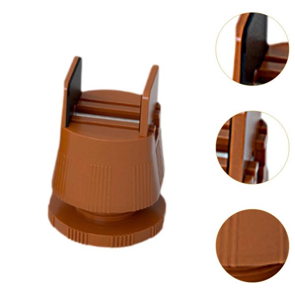 4ピース家具ライザーベッドリフターベッドライザーダイニングルームシェルフソファ高さ6cmから8cmブラウン