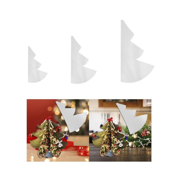 クリスマスツリー 裁縫テンプレート パッチワーク キルト用品 裁断