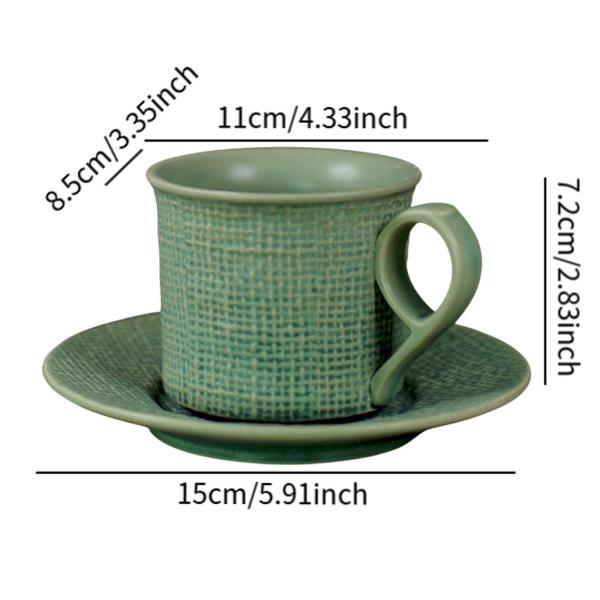 エスプレッソ カップ ソーサー付き コーヒー カップ セット ホットまたはコールド ドリンク ジュース ホット