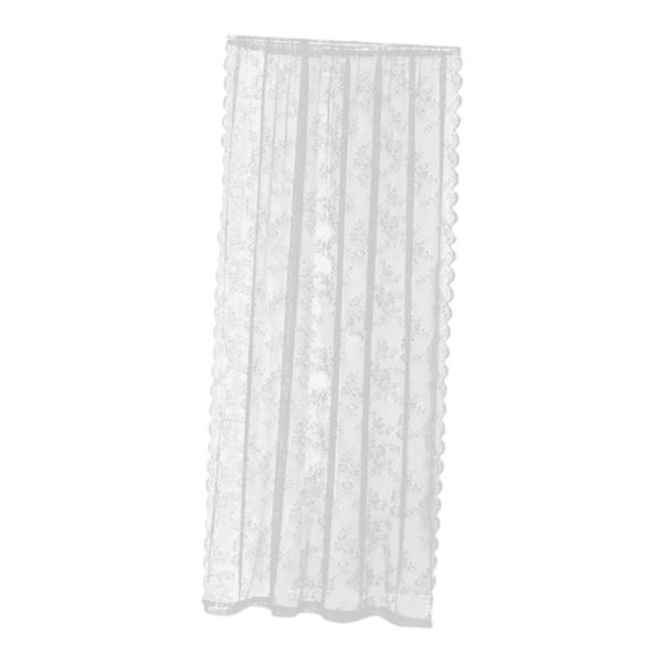 レースカーテン窓用装飾ドロップネットカーテンホテルの寝室パティオ用高さ140センチメートル