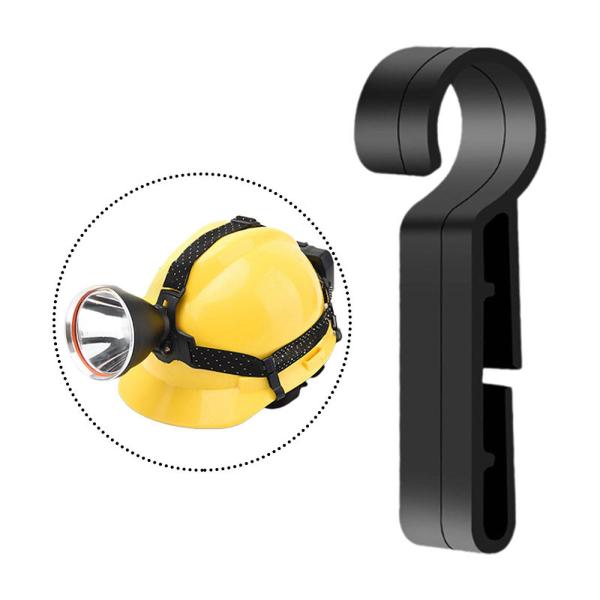 ヘルメットヘッドランプクリップ、ヘルメットヘッドライトクリップクランプ、ブラックバックルファスナー、LEDライトヘルメットクリップ、セキュリティキャッ