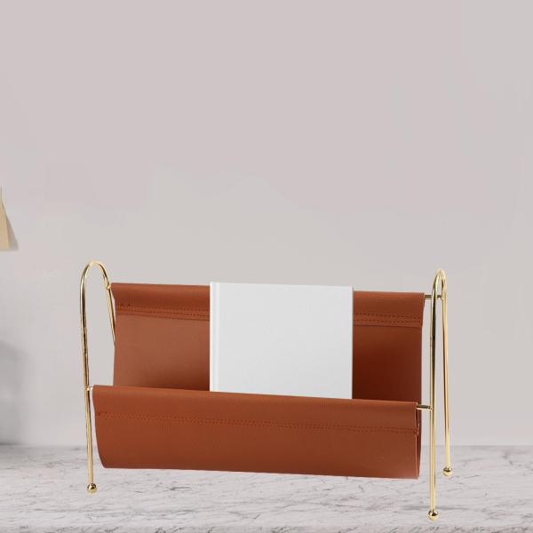 マガジンラック床置き新聞メールPUレザー多目的雑誌収納バスケットマガジンホルダーオフィスホーム用