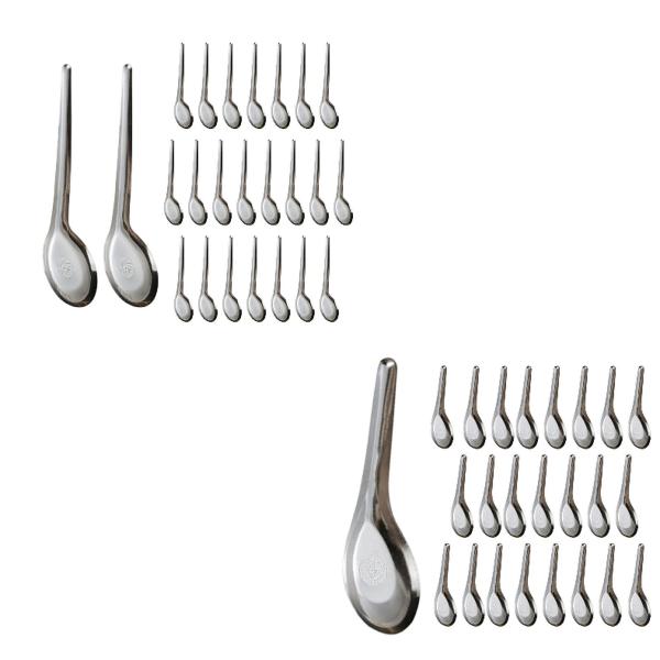 ディナースプーン 24 個 ポリッシュスープスプーン グレービーソース カフェバー用 ソース L