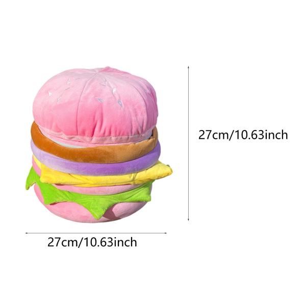 ハンバーガー型スツール アパートの寝室のベッドサイドに楽しい靴交換用スツール 