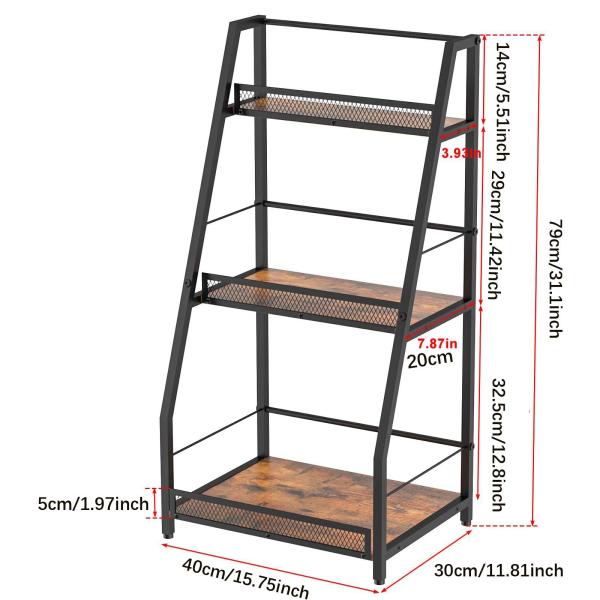 酒類スタンドスパイスラックフロアスタンディング調味料オーガナイザー3ティアストレージシェルフワインラックホームバーコーヒーステーションパントリー