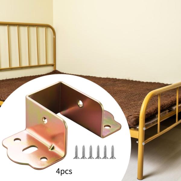 ベッドレールブラケット ベッドフレームブラケット ベッドフレームハードウェア 32mm 4個