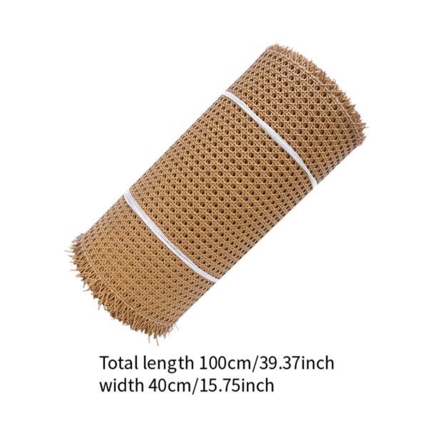 籐のウェビング 手編みの合成ポリ籐 椅子用バスケット サマーコーヒー