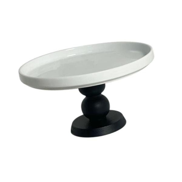 ケーキスタンド ラウンドケーキ台座スタンド フルーツプラッター パーティー イベント クリスマス ブラック