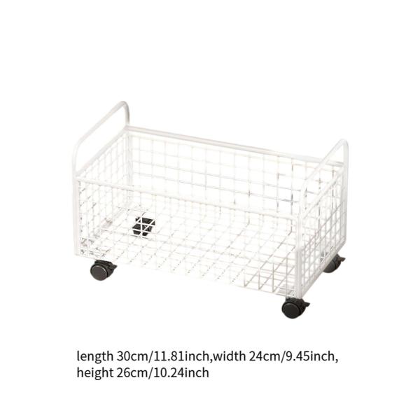 ローリングファイルカート デスク下収納ボックス ファイルオーガナイザー ファイル用 おもちゃ クラフト S