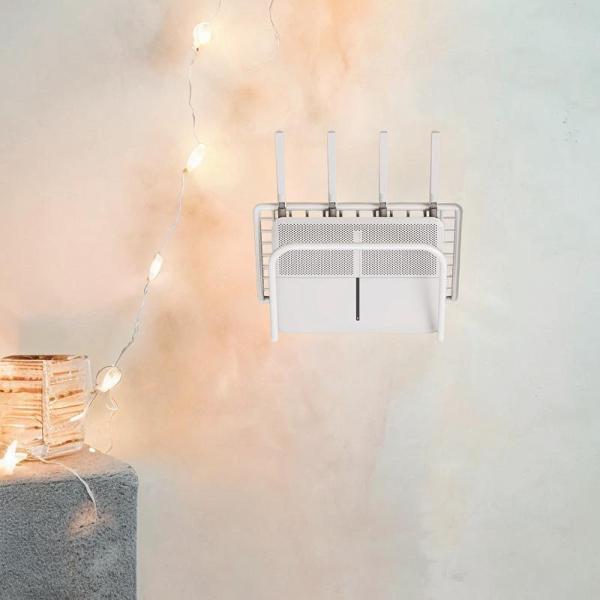 壁に取り付けられたルーターホルダールーターオーガナイザーマルチファンクションルーターマウントルーターテレビボックス用スタンドホーム使用ケーブルボックス