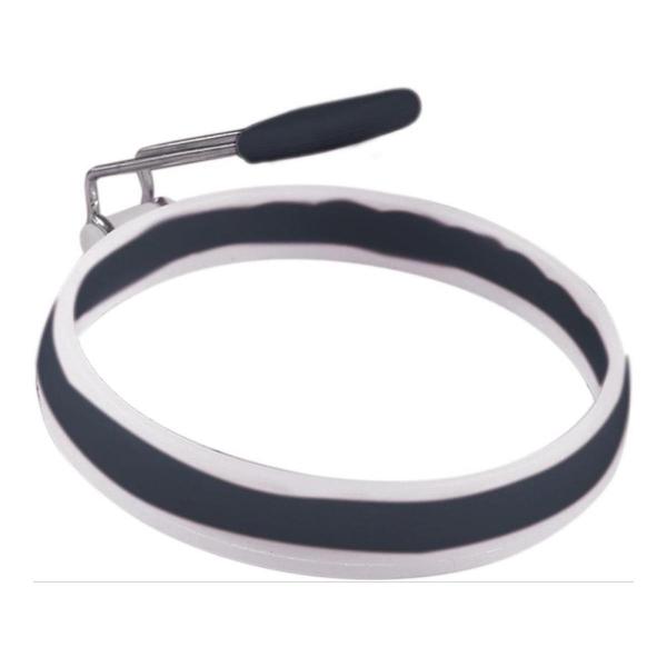 卵焼きリング 漏れ防止 再利用可能 パンケーキリング パンケーキ マフィン サンドイッチ用 グレー