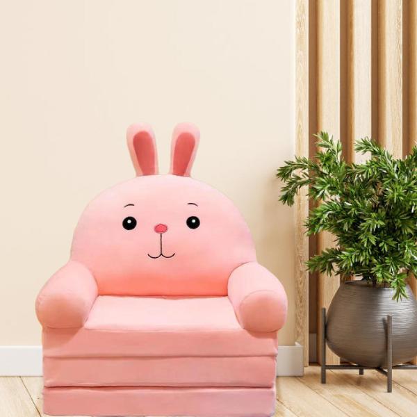 折りたたみ式ソファチェア 幼児用ソファー ホーム家具 ソフトキッズ折りたたみ式ソファベッド ピンク