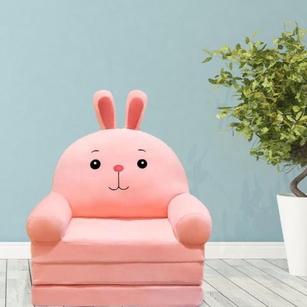 折りたたみ式ソファチェア 幼児用ソファー ホーム家具 ソフトキッズ折りたたみ式ソファベッド ピンク