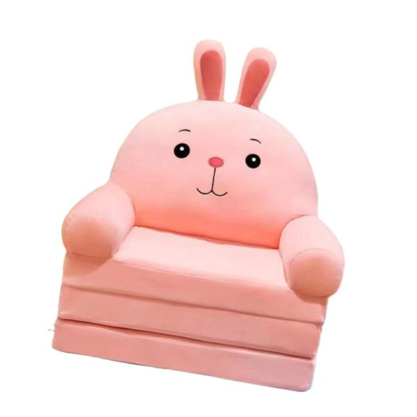 折りたたみ式ソファチェア 幼児用ソファー ホーム家具 ソフトキッズ折りたたみ式ソファベッド ピンク