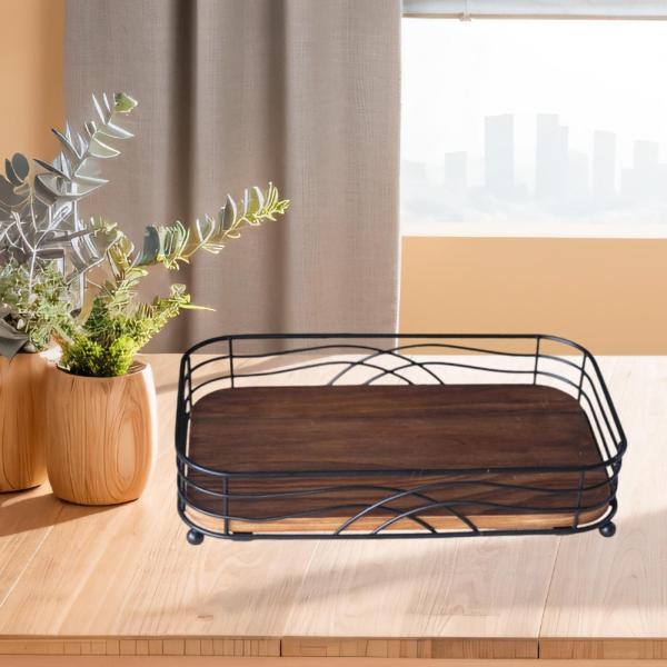 ペーパータオルホルダー メイクアップオーガナイザー デスクトップ収納ラック ペーパータオルラック 収納トレイ レストランカウンタートップ リビングルー