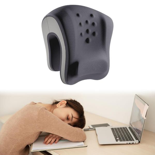 ヘッドレスト オフィスチェア ネックピロー ネックサポートクッション ほとんどのオフィスチェアに対応 ディープグレー ライトグレー