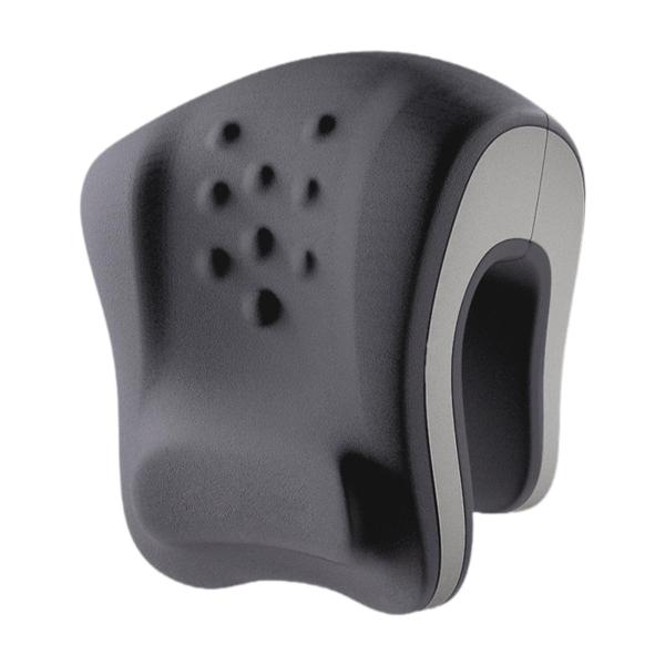 ヘッドレスト オフィスチェア ネックピロー ネックサポートクッション ほとんどのオフィスチェアに対応 ディープグレー ライトグレー