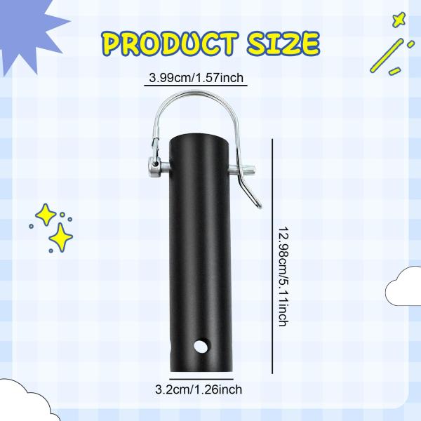 プールツールホルダーとオーガナイザー、レーキ、ネット、バキュームヘッド用S字フック2個