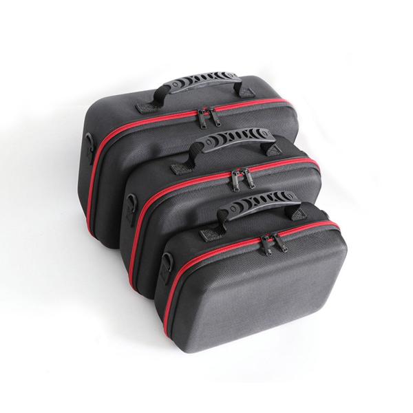 多目的収納バッグ DIY ブラック ガジェット 軽量 機材 ツール カメラバッグ L