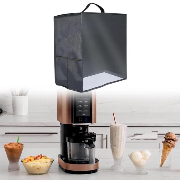 アイスクリームメーカーのダストカバープロテクター。実用的で持ち運びやすく、耐久があり、追加のポケットがあり、お手入れ簡単な保護カバーアクセサリーです。