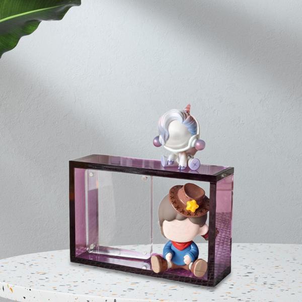 フィギュア用ディスプレイスタンド モダン 多目的 ポータブル コレクターズアイテム ショーケース 