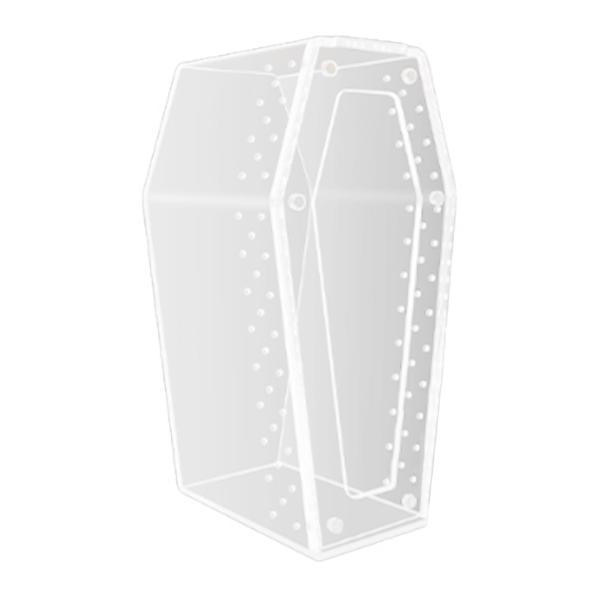 アクリル製ハエトリグモ飼育ケース テラリウムコンテナ 陸生動物または樹上動物用 小型両生類生息地 クモタンク