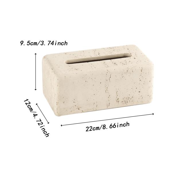 長方形ティッシュボックスカバー 装飾オーガナイザー 車 キッチン オフィス 化粧台 バスルーム ナプキンディスペンサー ティッシュケース ホームデコレ