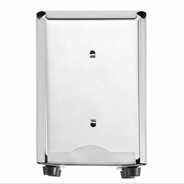 ステンレススチール製ティッシュボックスカバー、フェイシャルナプキンホルダー長方形両面調節可能ディスペンサー、カウンタートップ乾燥機シート用