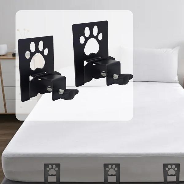 2 個 滑り止めマットレスガスケット、調節可能で取り付け簡単なマットレススライドストッパー、金属製ベッドフレーム用ホルダー、寝室
