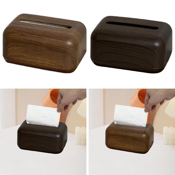 ティッシュボックス 素朴な装飾 ナプキンホルダーケース テーブル 化粧台 ナイトスタンド用 ライトカラー