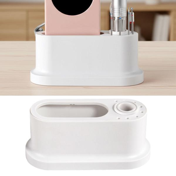 ネイルアートツールオーガナイザー デスクトップ収納ケース ディスプレイラック デスク 8穴ネイルドリルビットホルダー研磨ビット収納ボックス