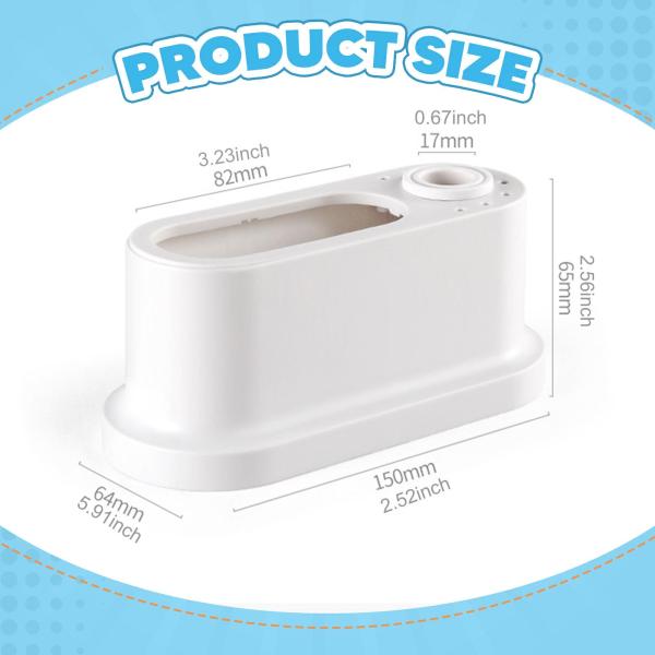 ネイルアートツールオーガナイザー デスクトップ収納ケース ディスプレイラック デスク 8穴ネイルドリルビットホルダー研磨ビット収納ボックス