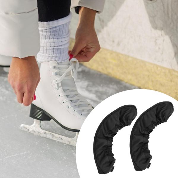 アイススケートブレードカバー 2個 伸縮性スケートブレードプロテクター スケートスポーツ用
