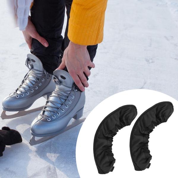 アイススケートブレードカバー 2個 伸縮性スケートブレードプロテクター スケートスポーツ用