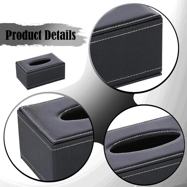 ティッシュボックスカバー モダンなペーパータオルホルダー 化粧台 オフィスデスクカウンタートップ用 20cmx12cmx8.5cm